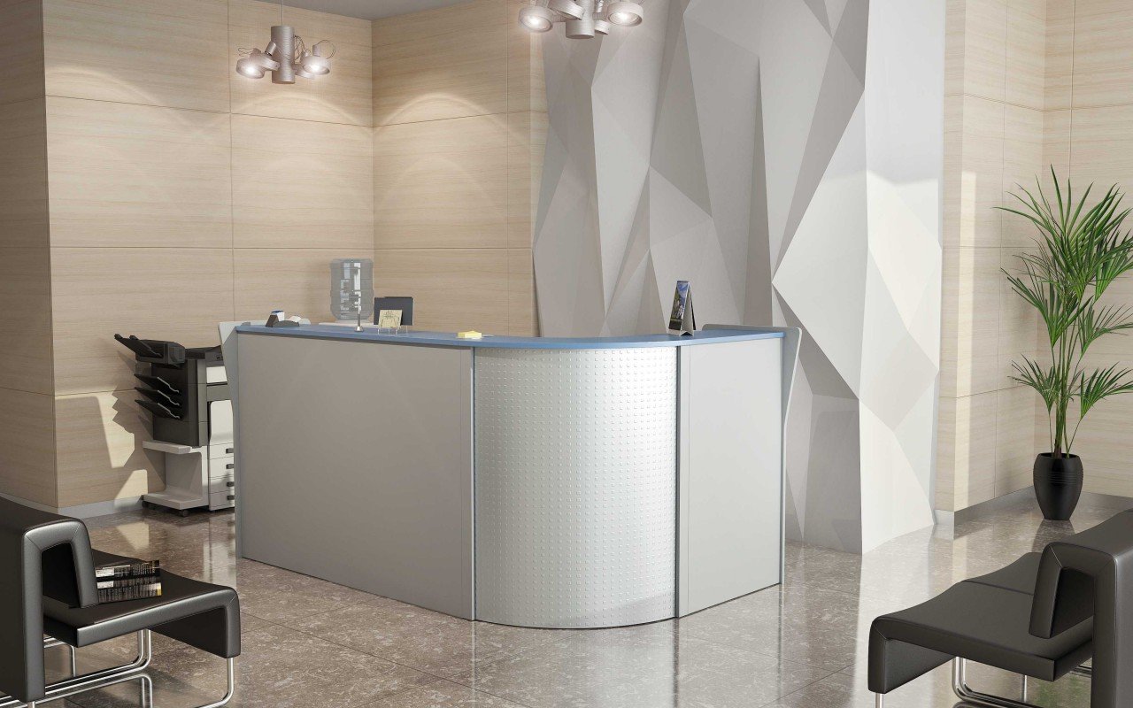 Стойка-ресепшн для офиса ЭДЕМ-2 - вид 3