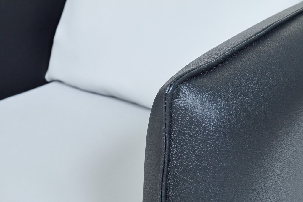Офисный диван из кожзама Графит - вид 10