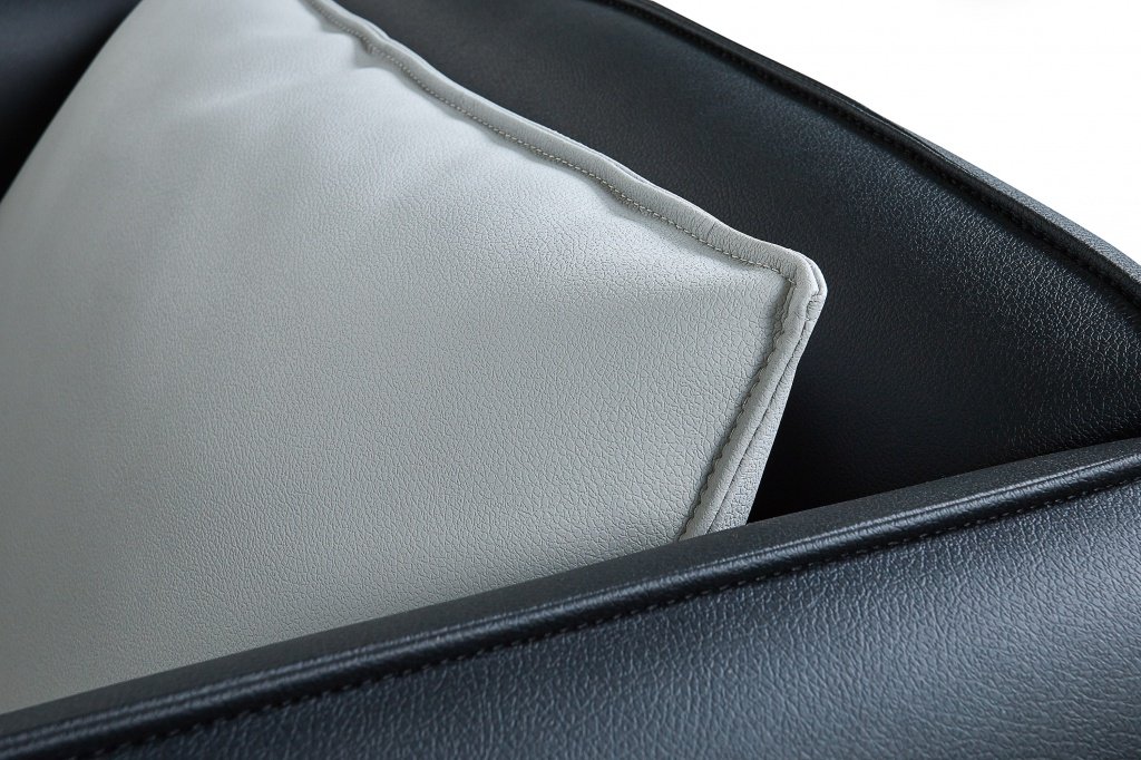 Офисный диван из кожзама Графит - вид 9