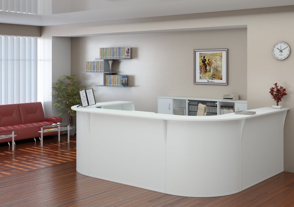 Стойка-ресепшн для офиса RIVA - вид 5