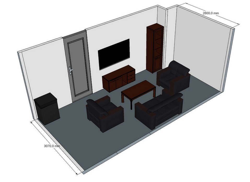 Офисный диван из кожзама Боссо - вид 20