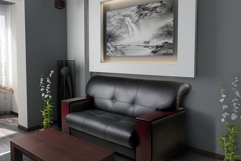 Офисный диван из кожзама Боссо - вид 3