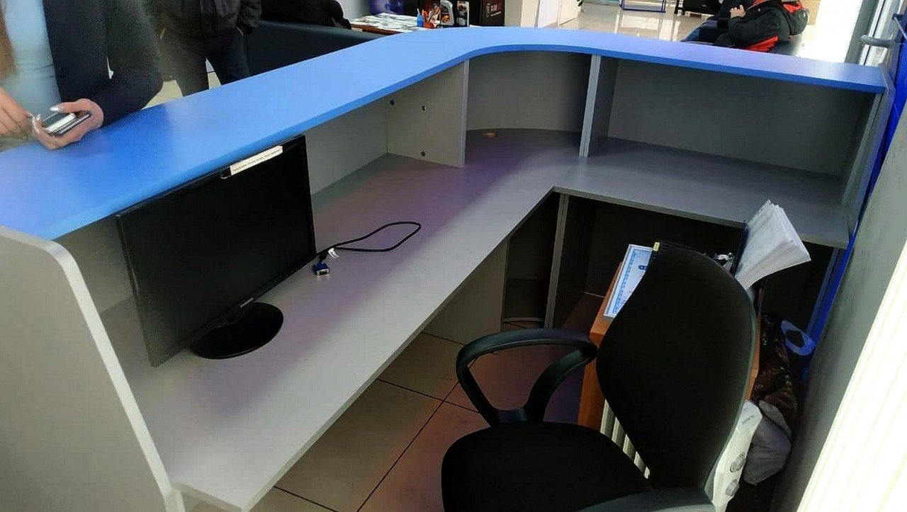 Стойка-ресепшн для офиса ЭДЕМ-2 - вид 7