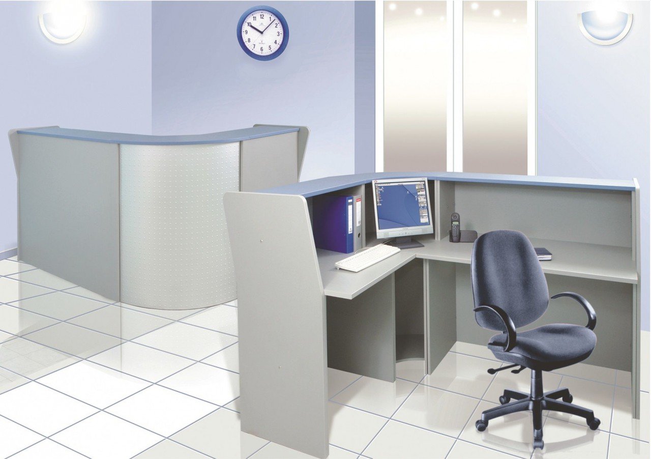 Стойка-ресепшн для офиса ЭДЕМ-2 - вид 4