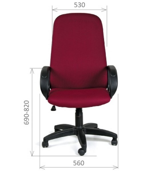 Офисное кресло из кожзама CHAIRMAN BUDGET-E-279 - вид 7